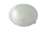 Dome Lid, 10"x7.5", White, PETE, (250/Case) Fineline Setting 42OBL32