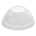 Dome Lid, 4 oz, Clear, Plastic, No Hole, (1000/Case), Karat C-KDL76-PET
