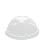 Dome Lid, 5 oz, Clear, Plastic, No Hole, (1000/Case), Karat C-KDL87-PET