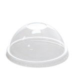 Dome Lid, 6 oz, Clear, Plastic, No Hole, (1000/Case), Karat C-KDL96-PET