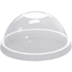 Dome Lid, 9 & 12 oz, Clear, Plastic, No Hole, (1000/Case), Karat C-HDL662-A-NH
