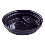 Dome Lid, Black, Plastic, Fits 10 oz. - 20 oz. Cups, 1000/Case, Karat C-KDL516B-PP