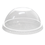 Dome Lid with No Hole, Fits 8, 9, and 10 oz, Clear, Plastic, (1,000/Case), Karat C-KDL78-NH