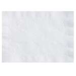 Placemat, 10' x 14', White, Paper, Anniversary Emboss /W Straight Edge, Hoffmaster PM30659