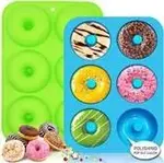 Ardous Trading Doughnut mold; Silicone; L 10 in.; W 7 in.; Makes 6; 3/PK