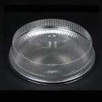 DURABLE PACKAGING INTER. Dome Lid, for 16LS/16FT Foil Trays, Clear, Plastic, (50/Case), Durable Packaging 16DL