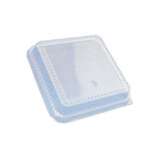 DURABLE PACKAGING INTER. Dome Lid, 8" x 8", Clear, Square, Plastic, for Foil Cake Pan, (500/Case) Durable Packaging P1155-500