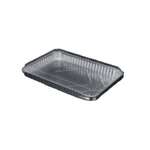 DURABLE PACKAGING INTER. Dome Lid, 1/4 Size, Clear, Plastic, Square, for Aluminum Foil Cake Pan, (100/Case), Durable Packaging P1200-100