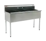 Eagle Group 1848-3-16/3 Sink, (3) Three Compartment