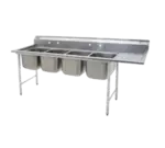 Eagle Group 414-16-4-18L Sink, (4) Four Compartment