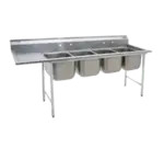 Eagle Group 414-24-4-18R Sink, (4) Four Compartment