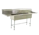 Eagle Group BPS-2436-2-24-FC Sink, (2) Two Compartment