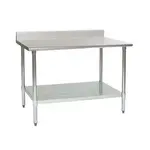 Eagle Group BPT-2424B-BS Work Table,  24" - 27", Stainless Steel Top