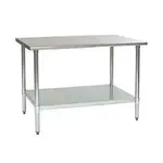 Eagle Group BPT-2424EB Work Table,  24" - 27", Stainless Steel Top