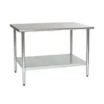 Eagle Group BPT-2448EB Work Table,  40" - 48", Stainless Steel Top