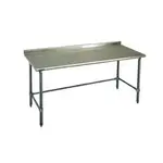 Eagle Group BPT-2472GTB-UT Work Table,  63" - 72", Stainless Steel Top