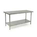 Eagle Group BPT-2484SEB Work Table,  73" - 84", Stainless Steel Top