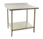 Eagle Group BPT-3036FL Work Table,  36" - 38", Stainless Steel Top