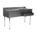 Eagle Group CWS4-18L Underbar Ice Bin/Cocktail Station, Drainboard