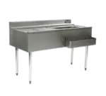 Eagle Group CWS4-22L Underbar Ice Bin/Cocktail Station, Drainboard