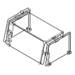 Eagle Group DCS2-CF-GT Sneeze Guard, Stationary