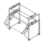 Eagle Group DCS2-SS-DT1 Sneeze Guard, Stationary