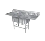 Eagle Group FN2032-2-14/3 Sink, (2) Two Compartment