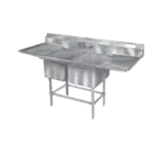 Eagle Group FN2032-2-18L-14/3 Sink, (2) Two Compartment