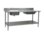 Eagle Group PT 3072 Work Table, with Prep Sink(s)