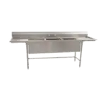 Eagle Group S14-20-2-18-SL Sink, (2) Two Compartment