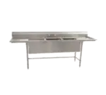 Eagle Group S14-20-2-18-SL-X Sink, (2) Two Compartment