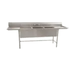 Eagle Group S14-20-2-18L-SL Sink, (2) Two Compartment