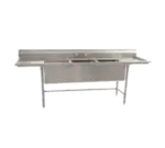 Eagle Group S14-20-2-18R-SL-X Sink, (2) Two Compartment