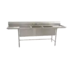 Eagle Group S14-20-3-18-SL Sink, (3) Three Compartment
