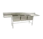 Eagle Group S16-20-2-18L Sink, (2) Two Compartment