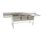 Eagle Group S16-20-2-18L-X Sink, (2) Two Compartment