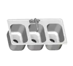 Eagle Group SR16-19-8-3 Sink, Drop-In