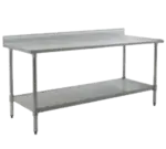 Eagle Group T24108SEB-BS Work Table,  97" - 108", Stainless Steel Top