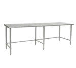 Eagle Group T24108STEB Work Table,  97" - 108", Stainless Steel Top