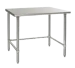 Eagle Group T2436STEB Work Table,  36" - 38", Stainless Steel Top