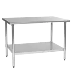 Eagle Group T2460B Work Table,  54" - 62", Stainless Steel Top