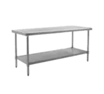 Eagle Group T2460SEM Work Table,  54" - 62", Stainless Steel Top