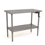 Eagle Group T2472SE-BS-HA Work Table,  63" - 72", Stainless Steel Top 