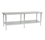 Eagle Group T2496B-1X Work Table,  85" - 96", Stainless Steel Top