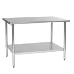 Eagle Group T3048B-3VP Work Table,  40" - 48", Stainless Steel Top