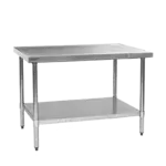 Eagle Group T3648EM Work Table,  40" - 48", Stainless Steel Top