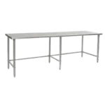Eagle Group T3672STEB Work Table,  63" - 72", Stainless Steel Top