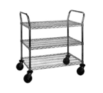 Eagle Group U3-2448S Cart, Bussing Utility Transport, Metal Wire