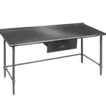 Eagle Group UT24108STEB Work Table,  97" - 108", Stainless Steel Top