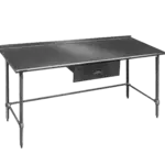 Eagle Group UT2430STEB Work Table,  30" - 35", Stainless Steel Top